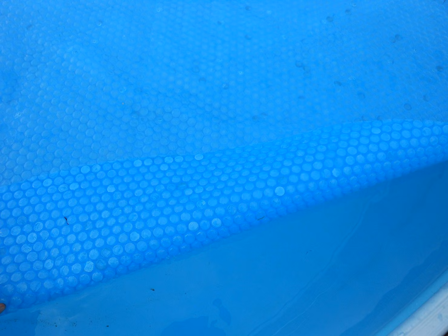Pellicola solare blu, spessore 400 micron, per piscine con diametro di 5 metri