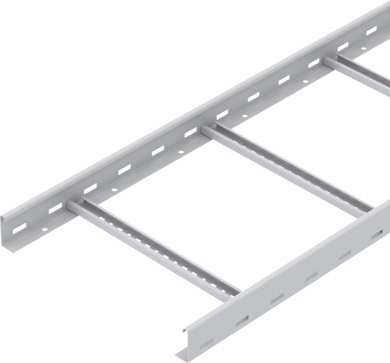 scala portacavi forata da 6 metri, con traversa VS - Scala portacavi 60x400mm LG 640VS6FSK LGR