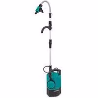 Pompa doppia da 400 W per serbatoi di raccolta dell'acqua piovana - 5200 l/h - Protezione contro il funzionamento a secco e interruttori per tubi flessibili regolabili - Cavo da 10 m