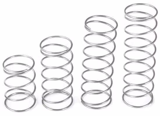 Set di 10 mini valvole a compressione in acciaio inossidabile, dimensioni 1 x 5 x 20 mm