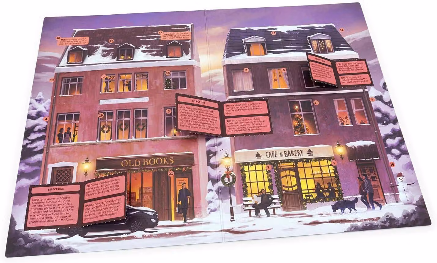 Calendario dell'Avvento per coppie - Avventure romantiche