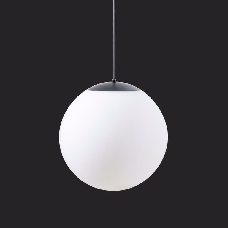 OSMONT ISI72736 ISIS S3 PM HP apparecchio a sospensione in plastica nero/bianco IP40 4000 K 52W LED combinazione di emergenza 3 h