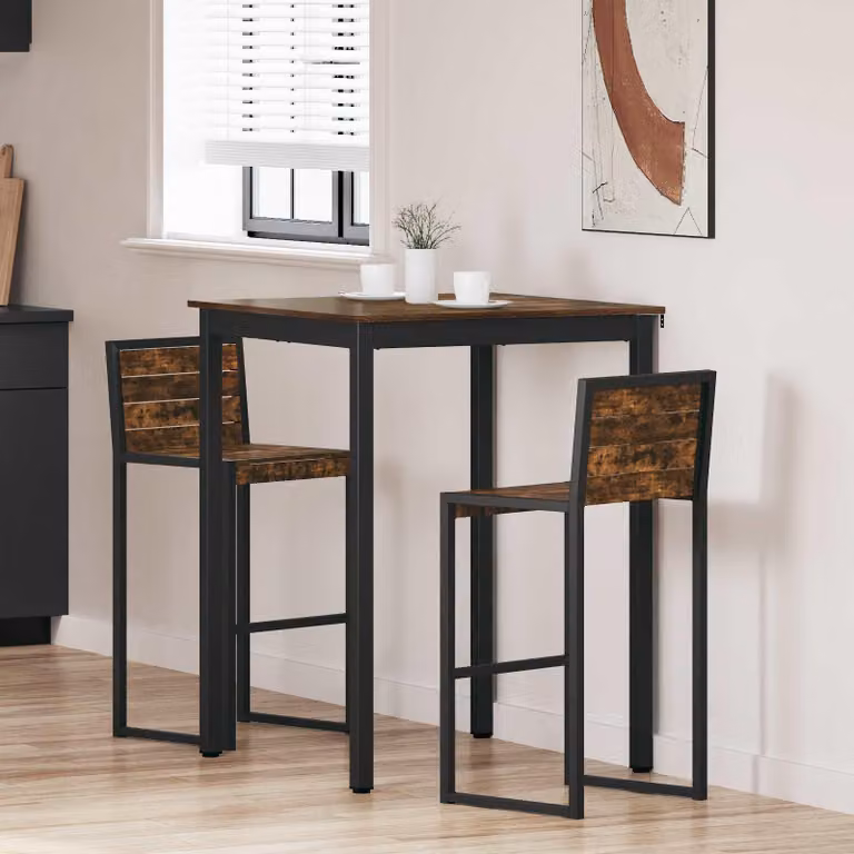 Maison Exclusive - Tavolino in legno composito, forma quadrata