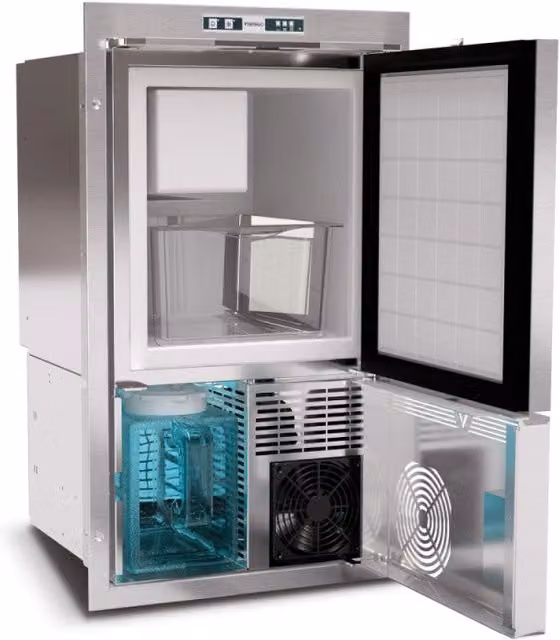 Macchina per ghiaccio Ebricowill ICE MAKER IM XT REFILL in acciaio inossidabile color argento con display digitale