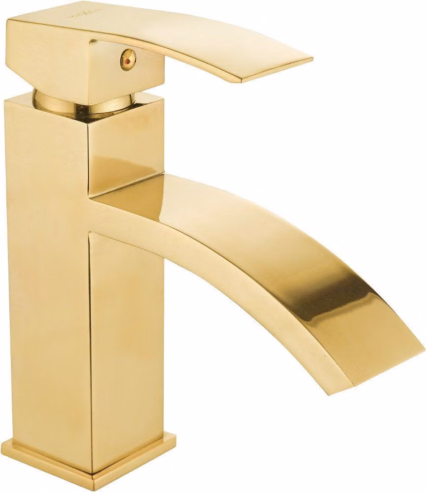 Mexen Libra rubinetto per lavabo, oro - 745100-50