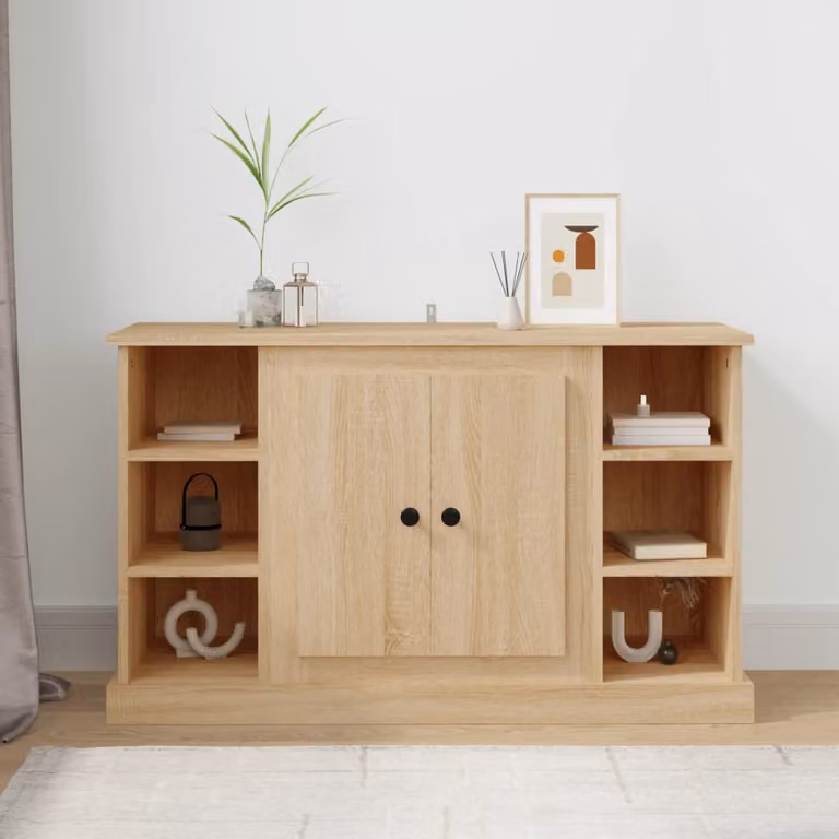 Credenza vidaXL in Rovere Sonoma, Legno Multistrato, L/P/H: 100 x 35,5 x 60 cm