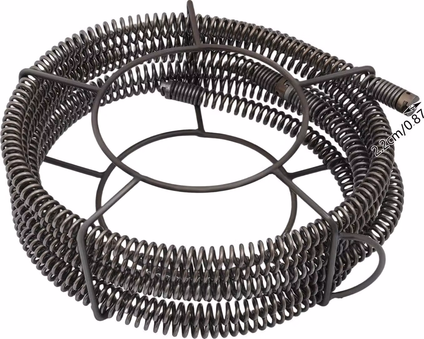 Tubo di scarico a spirale, lunghezza 7 m, compatibile con diverse macchine, 22 mm 7 m