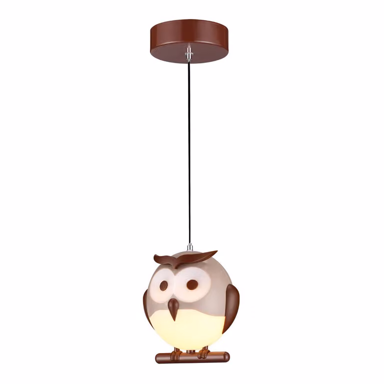 Lampada a sospensione 1x40W E14 OWL ML243 Milagro