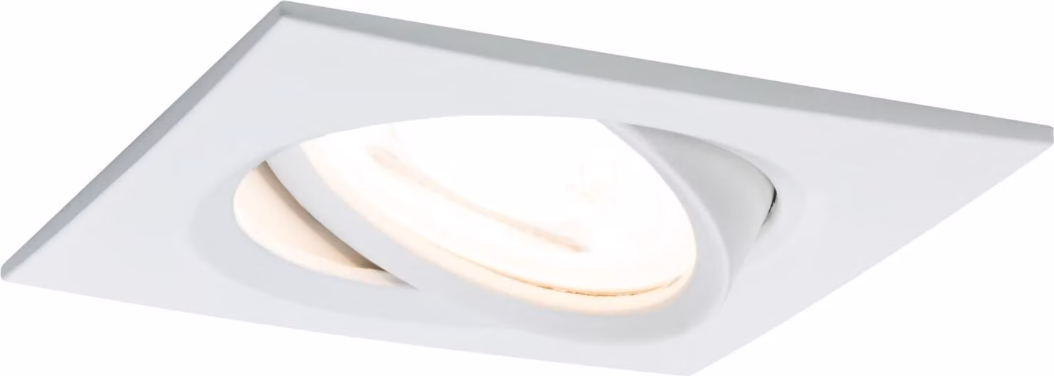 Paulmann lampada da incasso LED Nova angolare 1x6W Coin bianco opaco