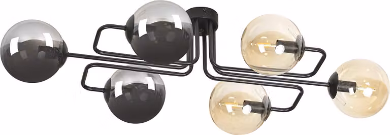 Lampadario Emibig 6xE14 40W BRENDI 6A BL/MIX 2 834/6A2