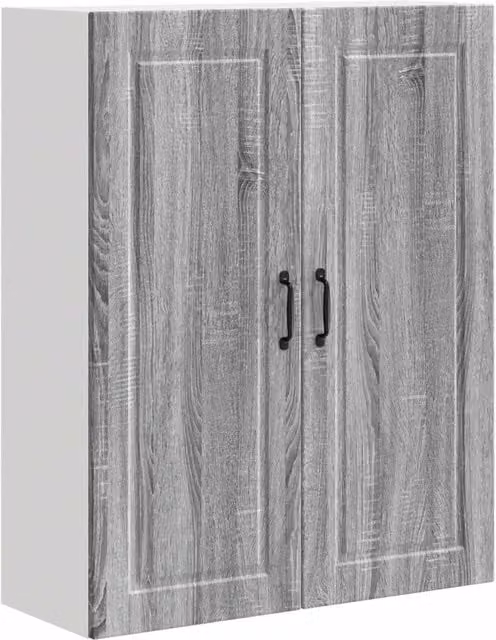 Pensile da cucina PORTO Grigio Sonoma con ante a battente e ripiani interni L: 80 cm, P: 31 cm, H: 100 cm