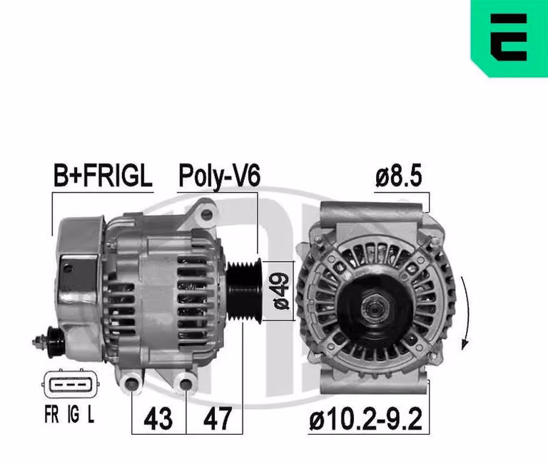 Generatore ERA, modello 210895A, codice prodotto 210895A
