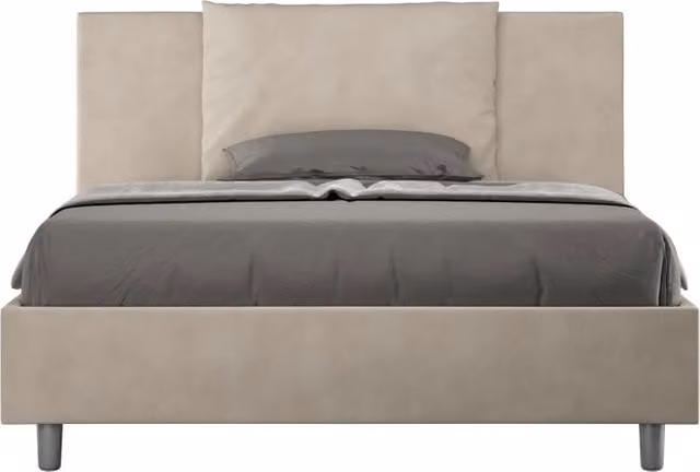 Letto Matrimoniale 160x190 cm Senza Rete Antea Sabbia