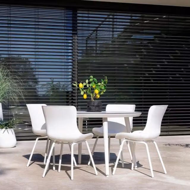 Set di 2 sedie da pranzo SOPHIE Element Hartmann colore bianco con finitura opaca