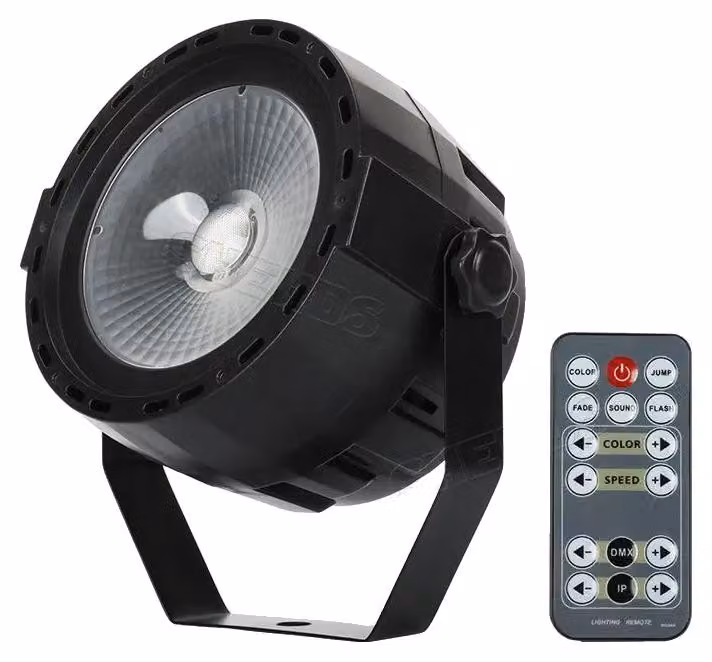 Proiettore da palcoscenico, controllo DMX, modalità versatili, telecomando 30 W RGB nero, EU-a