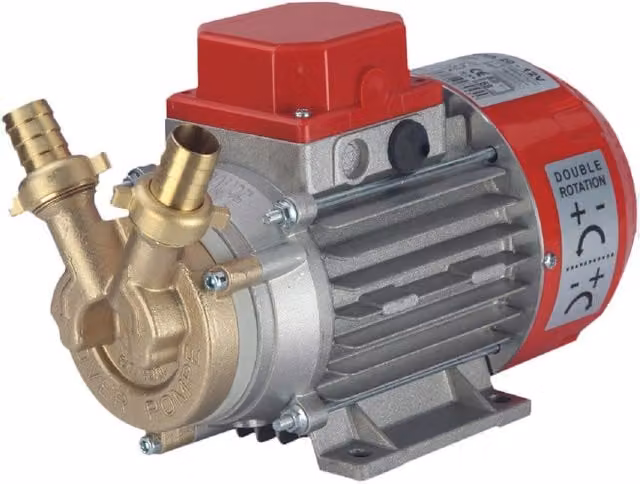 Elettropompa per travaso liquidi Marina 20 Rover in ottone multicolore con potenza 0,5 Hp e portata 2000 Lt/h