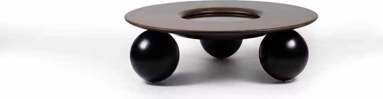 Luxus Braun Rund Couchtisch Wohnzimmer Design Möbel Modern Einrichtung
