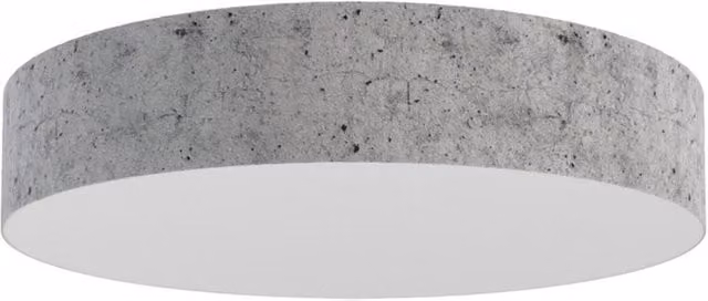 Plafoniera industriale Punnett LUMICOM in metallo bianco, Ø 30 cm, IP20, attacco E27