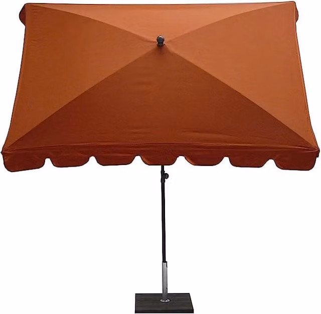 Ombrellone palo centrale Allegro Made in Italy - 150 x 240 cm - TERRACOTTA