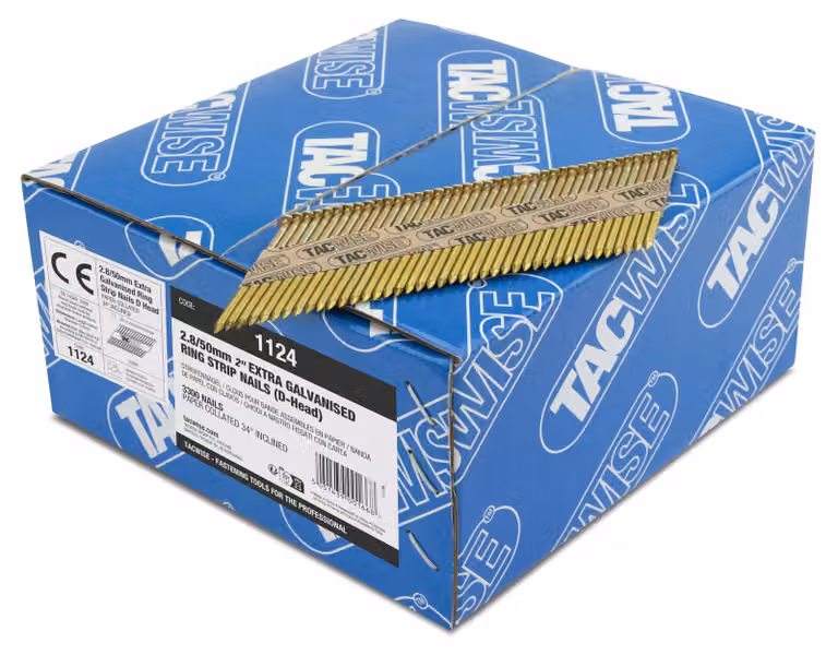 TACWISE 1124 Chiodi a nastro TACWISE 2,8/50 mm extra zincati, 3.300 pezzi