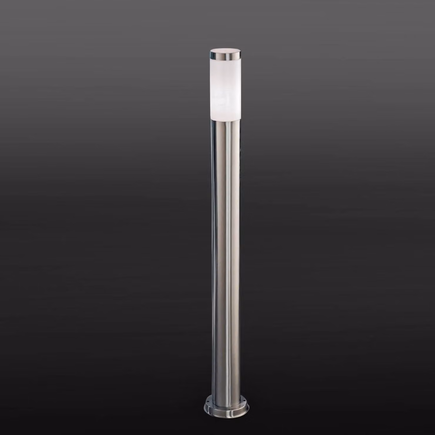 ORION Lampione Marjan di grande fascino MARJAN, Alluminio / Grigio / Zincato, Acciaio Inox, Moderno