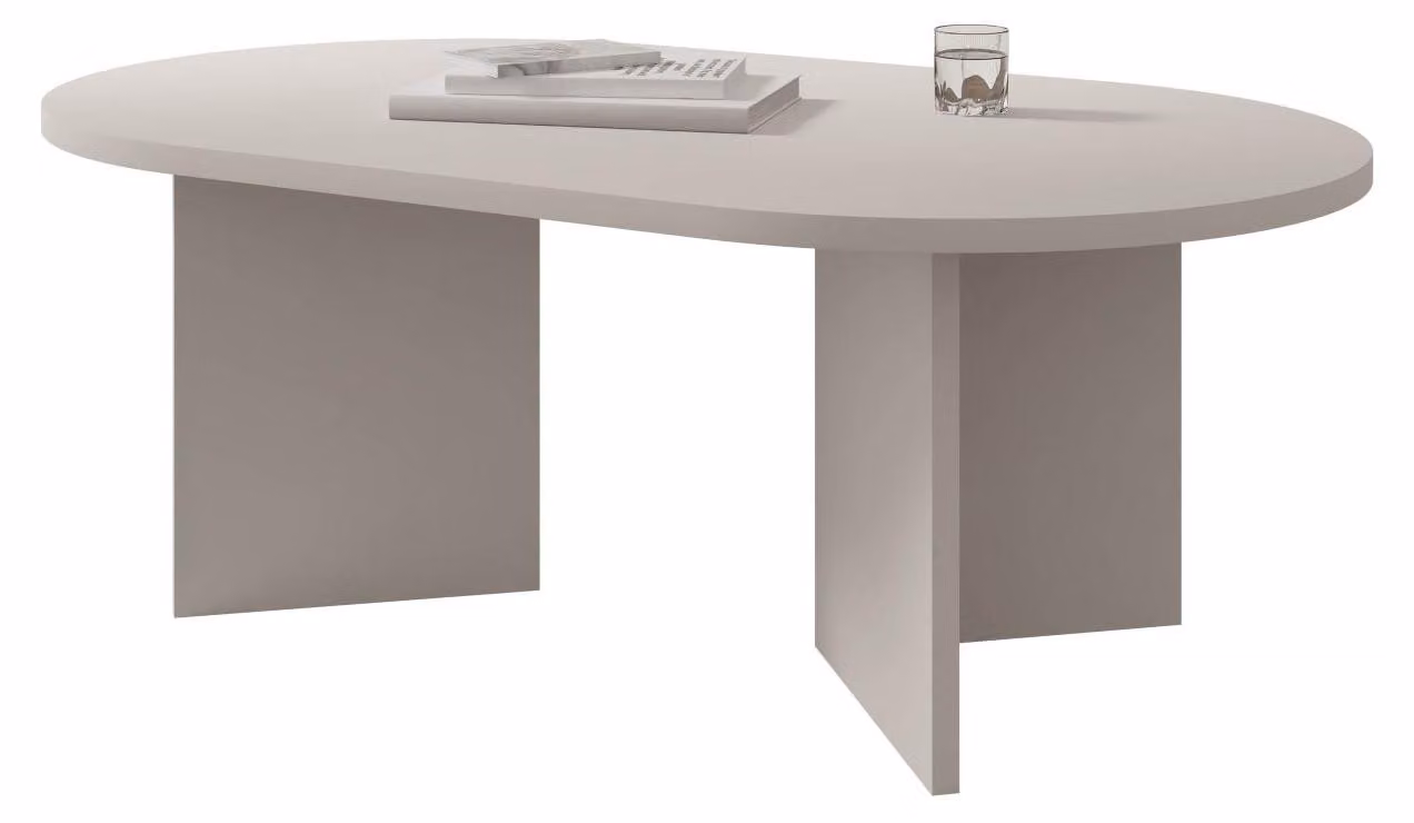 MIRJAN24 Tavolino Gelizo 22 mm, tavolino da salotto (colore: beige sabbia)