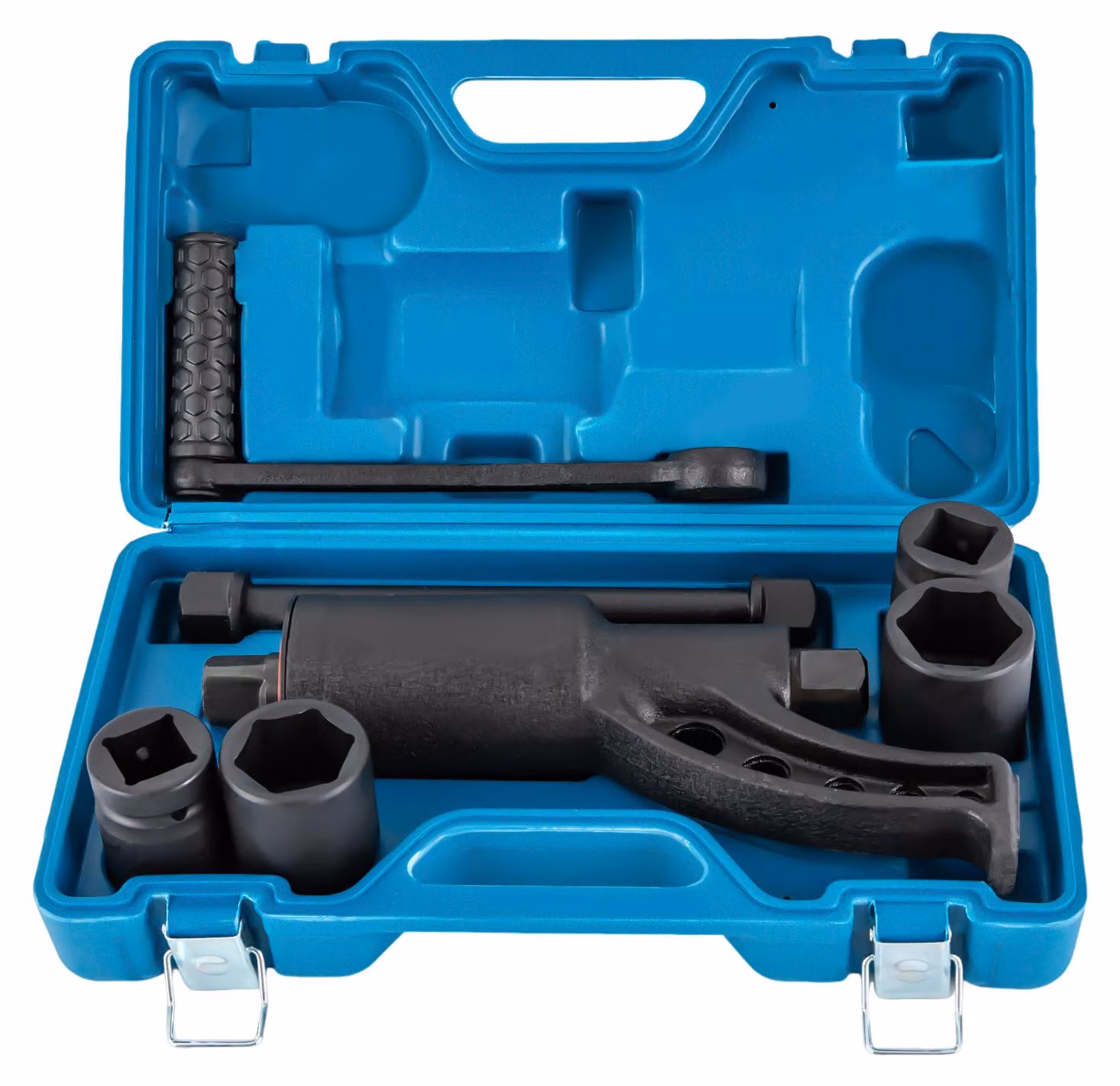Set di chiavi dinamometriche, coppia massima 4800 N-m, rapporto di trasmissione 1:64, nero