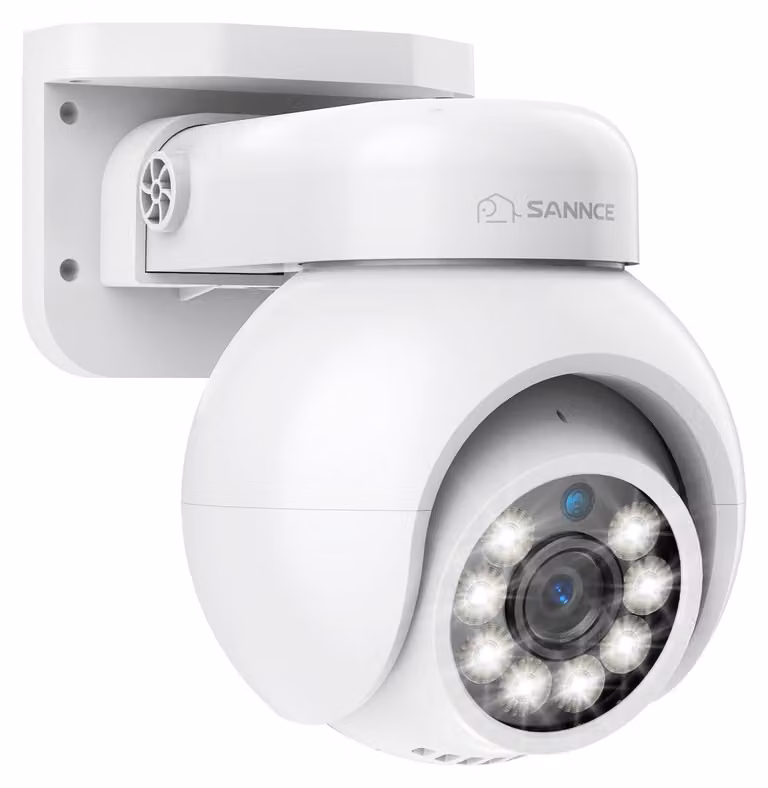 Telecamera di sicurezza 4K PT PoE - Risoluzione 8 MP - Rotazione a 350 gradi