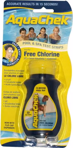 50 strisce reattive per cloro libero Aquachek AQUACLPH