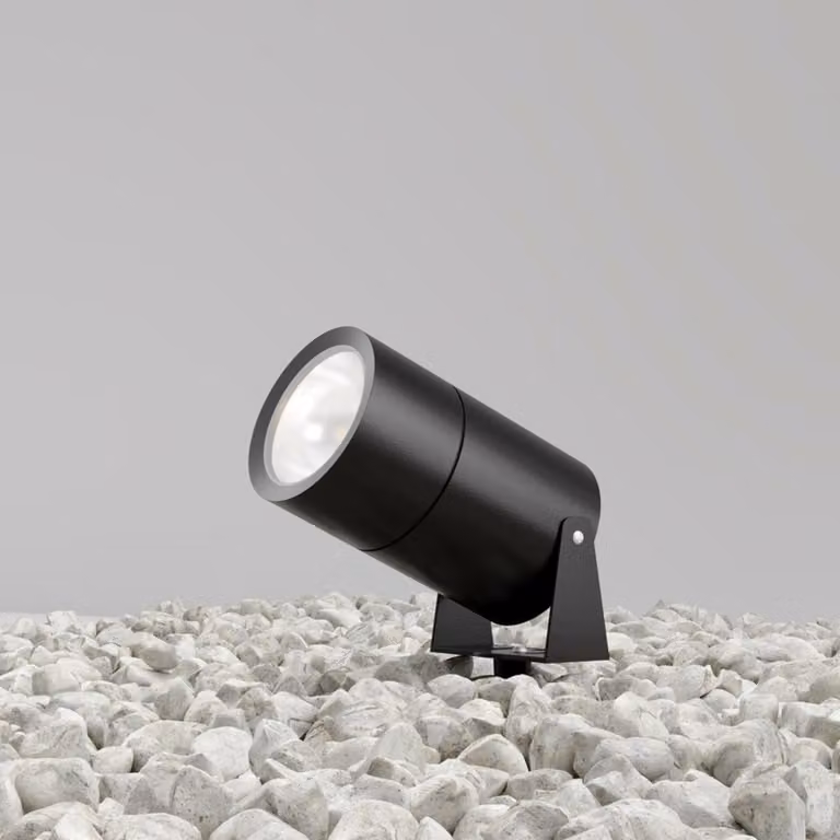 Faretto da giardino a LED da incasso nero 15W Bern Maytoni