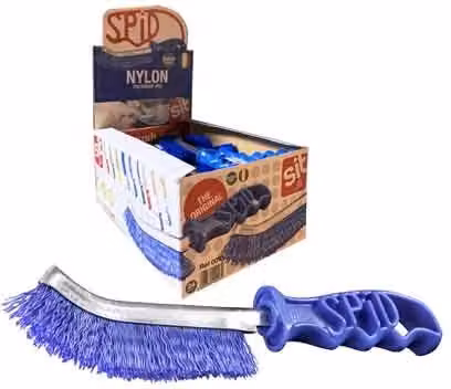 Set di 24 Spazzole a Mano Sit in Nylon e Acciaio Inox Blu