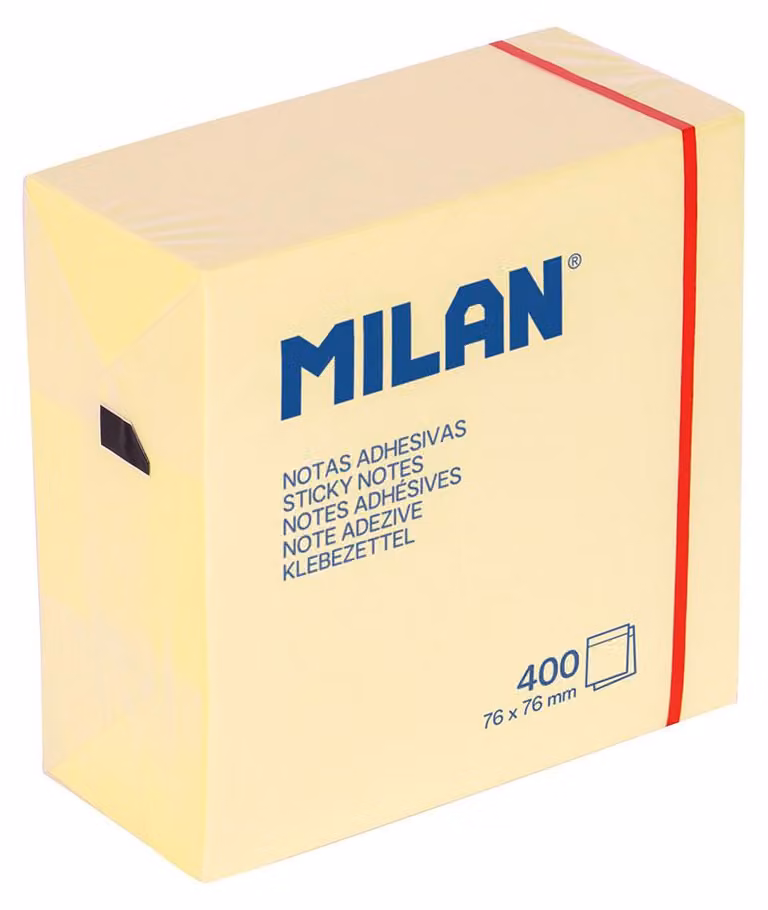Foglietti adesivi quadrati 76x76 mm, 400 pezzi - MILAN