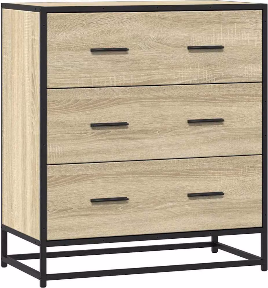 Credenza Rovere Sonoma 68x35x76 cm in Truciolato