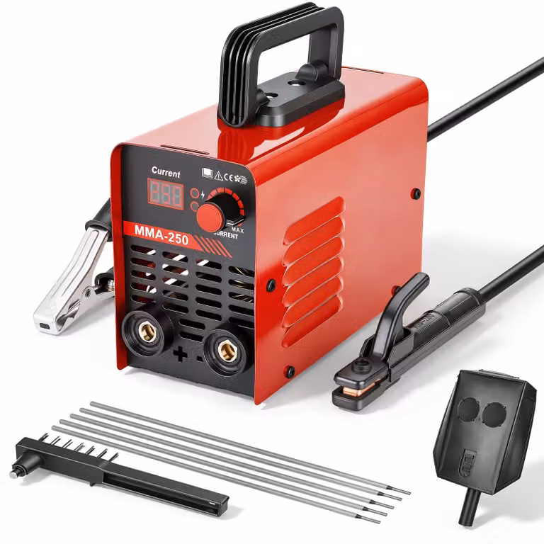 Mini saldatrice – inverter MMA da 140 A – potenza di 4000 W
