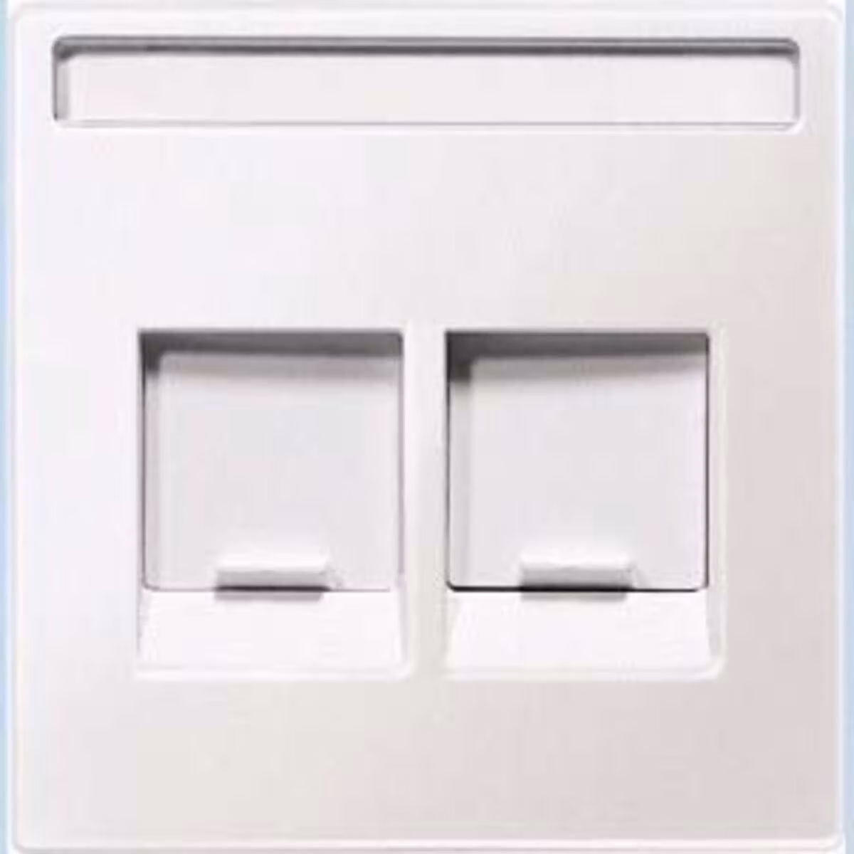 5 pezzi Piastra centrale 2f.pws f.Mod.Jack Schr.feld - Piastra di copertura centrale Modular Jack MEG4564-0419