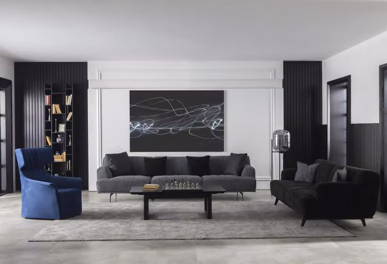 Sofagarnitur Set 4+3+1 Couchtisch Sofa Couch Möbel Sitzgarnitur Polster