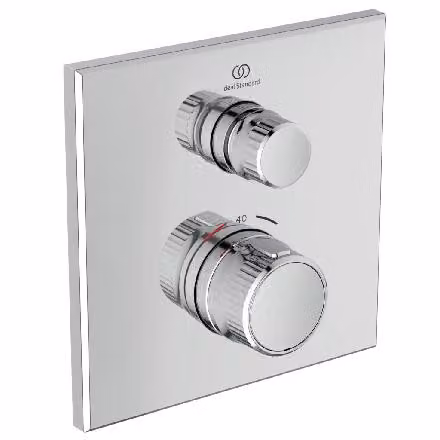 Ideal Standard CeraTherm Navigo - Miscelatore termostatico da incasso per doccia, cromo A7301AA
