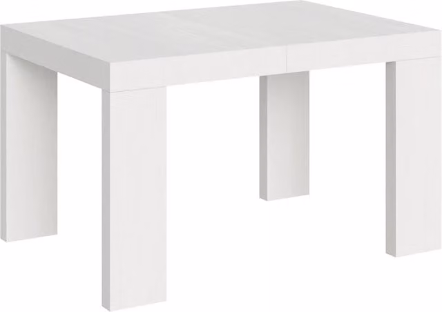 Tavolo allungabile moderno Roxell Bianco Frassino L: 140/400 cm, P: 90 cm, H: 77 cm
