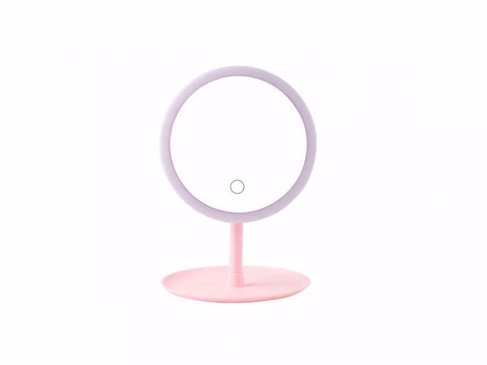 Verk 15785 specchio cosmetico con retroilluminazione LED rosa