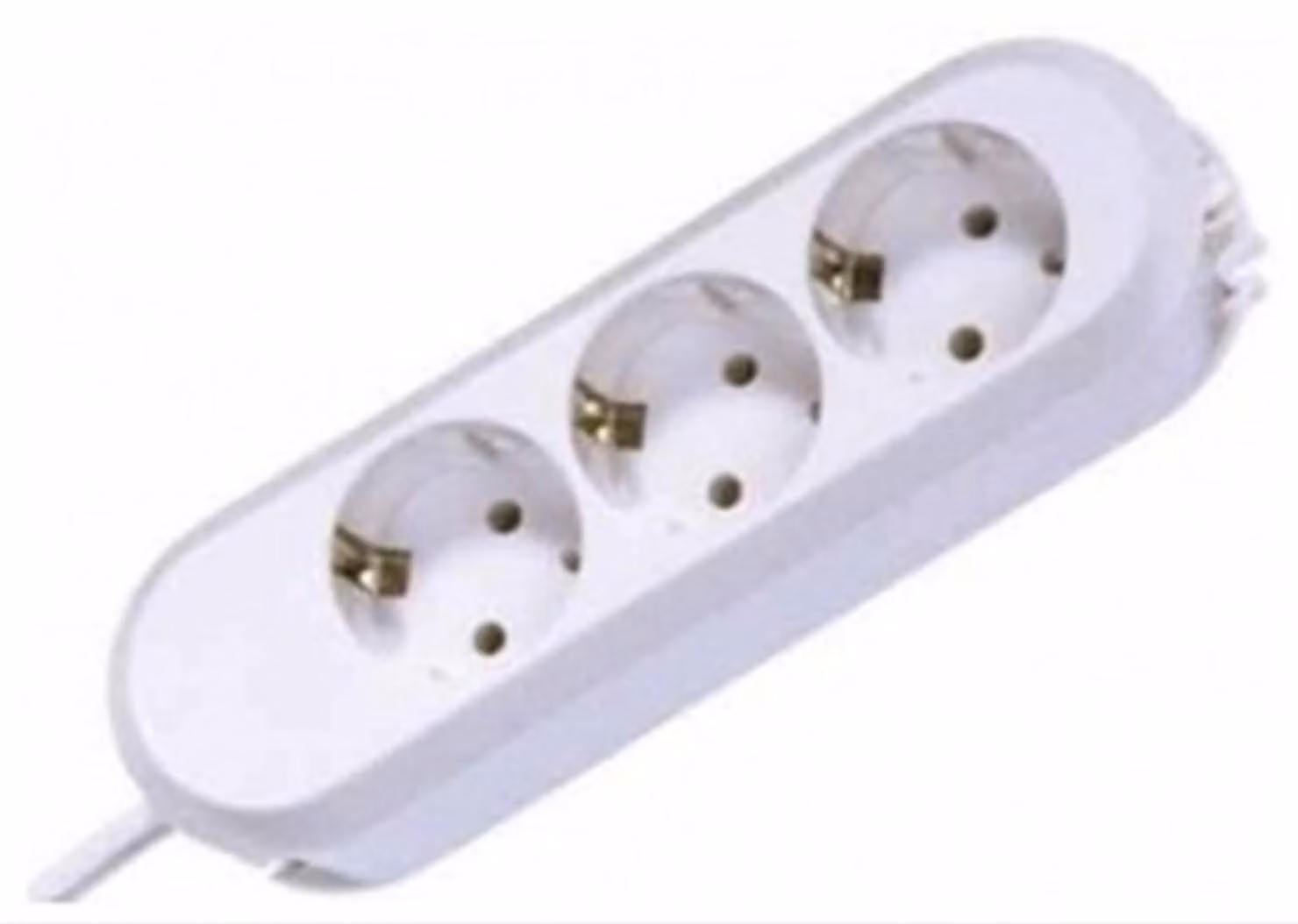 Bachmann SMART 3xCEE7/3 bianco, cavo da 1,5 m, CEE7/7