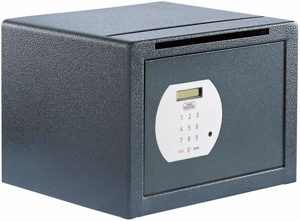 Cassaforte elettronica per mobili, con combinazione numerica - Capacità: 20,6 litri - Acciaio legato - Cassaforte di sicurezza