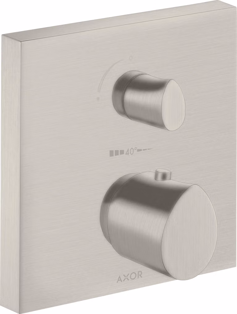 hansgrohe AXOR Starck Thermostat organique à encastrer, robinet d'arrêt et inverseur, 2 consommateurs, 12716800, 12716800