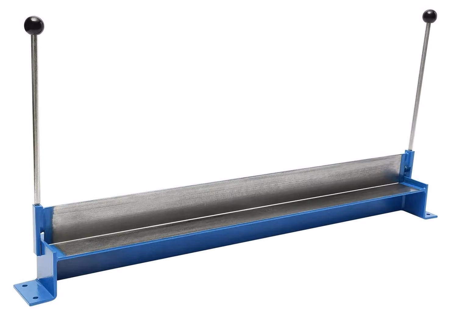 Macchina piegatrice per lamiere, larghezza di piegatura massima 930 mm, funzionamento manuale, colore blu, spina di tipo europeo