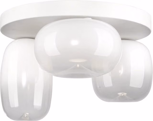 Plafoniera glamour VASO Milagro bianca con LED 12W 3000K, Diametro: 42 cm