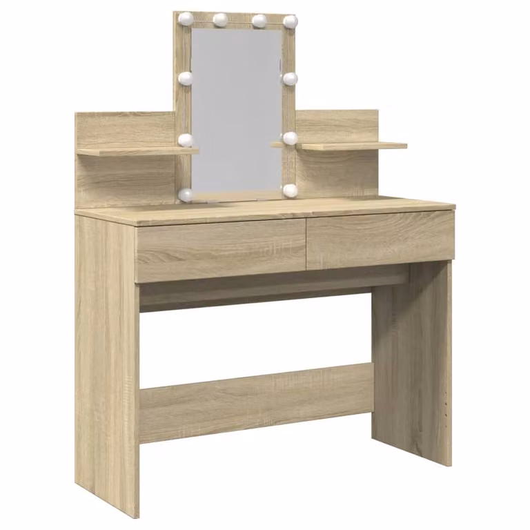 Toeletta con LED Rovere Sonoma 100x40x130 cm