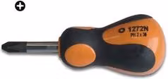 Cacciavite a croce Nano Beta Grip PH1 4,5x30 mm arancione in acciaio