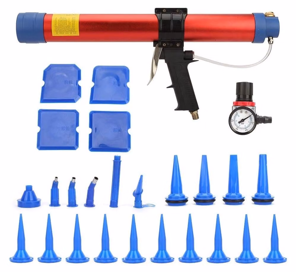 Pistola pneumatica per cartucce da 600 ml, ideale per colla e applicazioni decorative