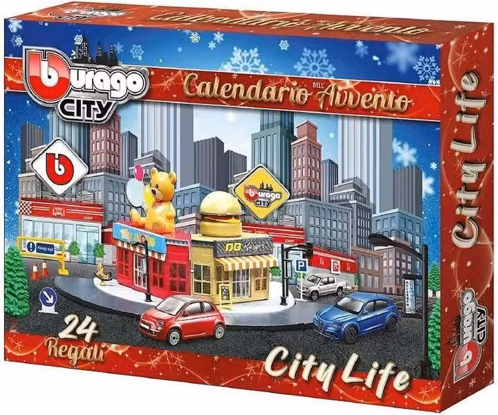 Calendario dell'Avvento della città di Bburago