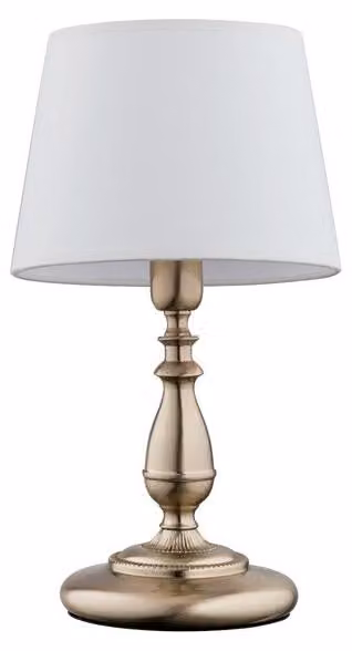 Lampada da comodino ALFA ROKSANA WHITE, 1x E14