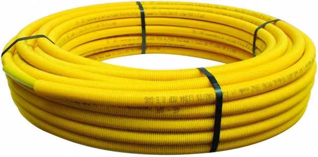 Tubo multistrato Aflex giallo per gas 16x2,0 mm rotolo da 50 m